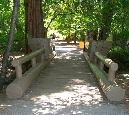 bridge to the bungalows