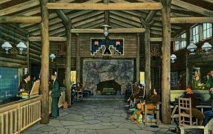 bright angel lobby circa 1935