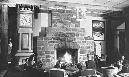 one of the comfortable nooks on the mezzanine