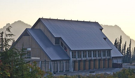 new henry m jackson visitor center on the site of paradise lodge