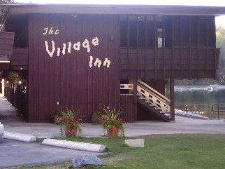 roadside facade of the village inn at apgar